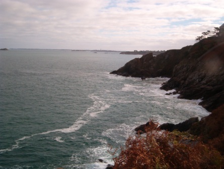 Photographie prise de la pointe du nick  600m des locations de 
      vacances